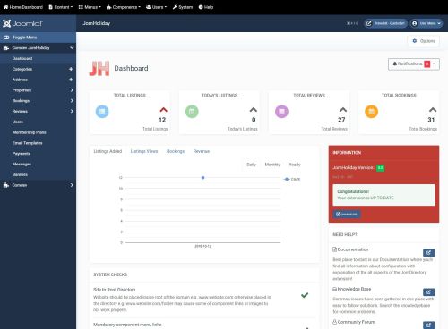 joomla jomdirectory admin